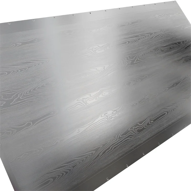 hard steel 633 high glossy press plate for hpl decorative panel