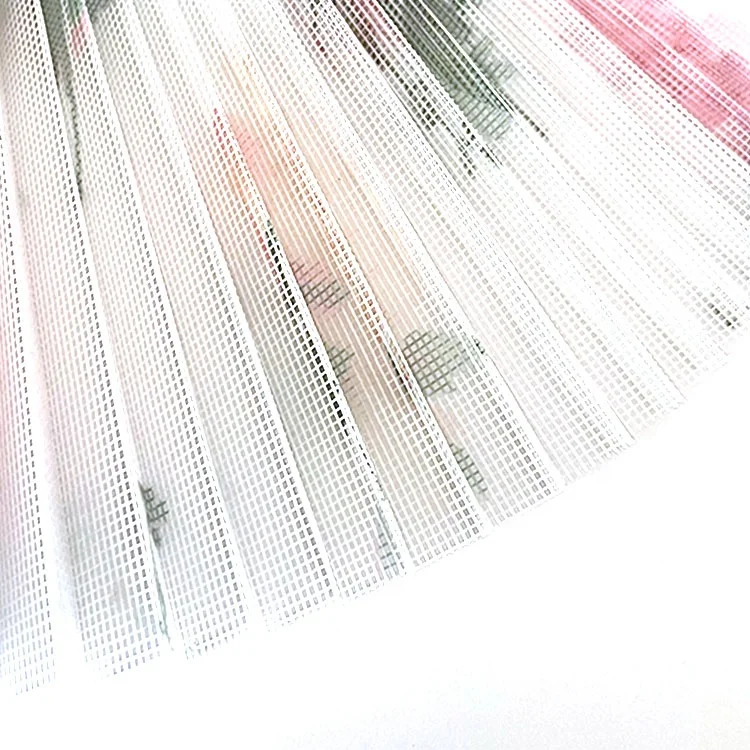 Waterproof printed pleated mesh printing plisse insect screen wire mesh folding mosquito net