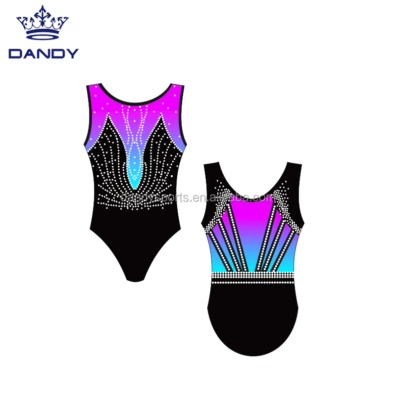 Новейший дизайн, женский комбинезон с блестками, заводская цена, гимнастические трико