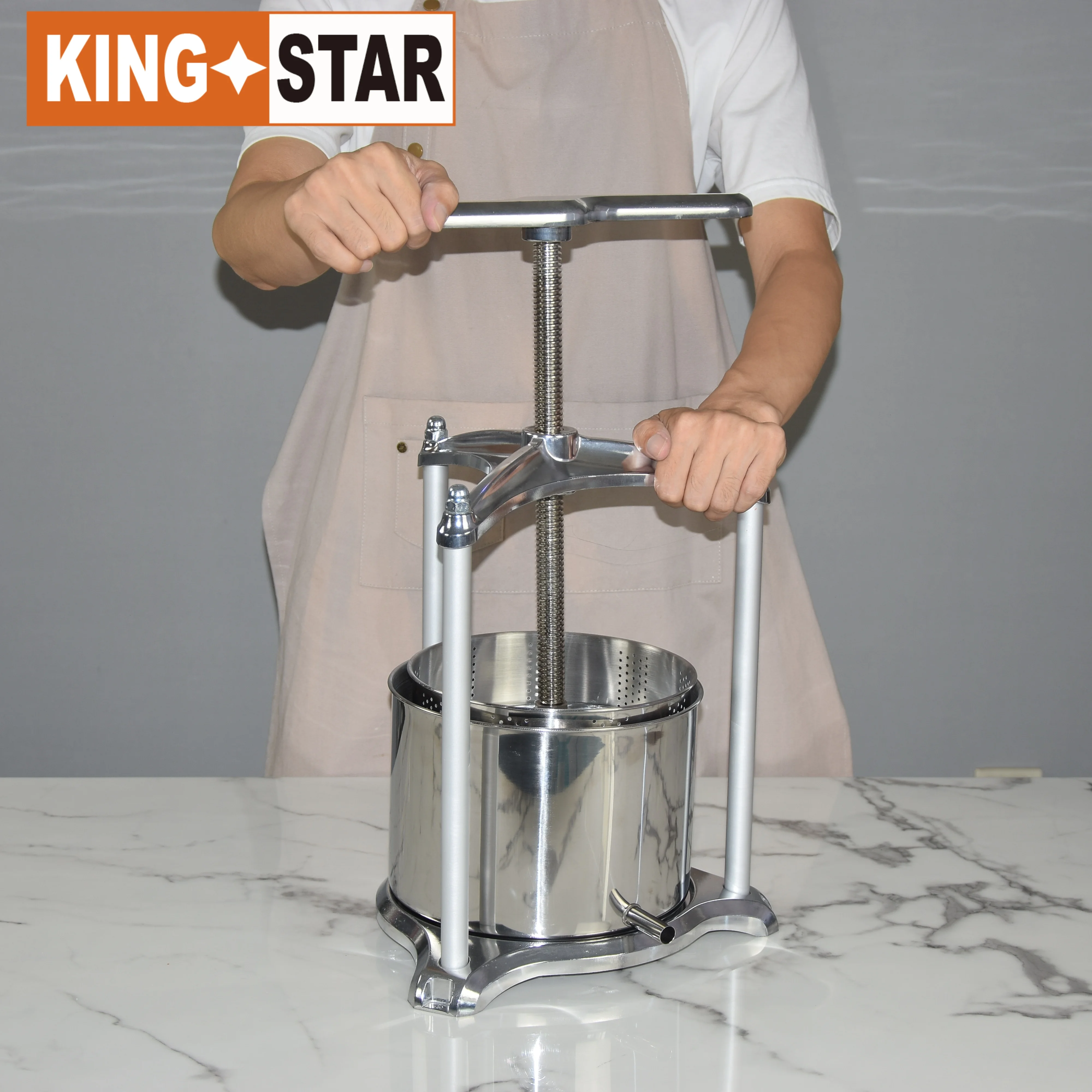 Industrial Cold Fruit Press Machine for Farm & Home Use Environmentally Wine Making Juicer