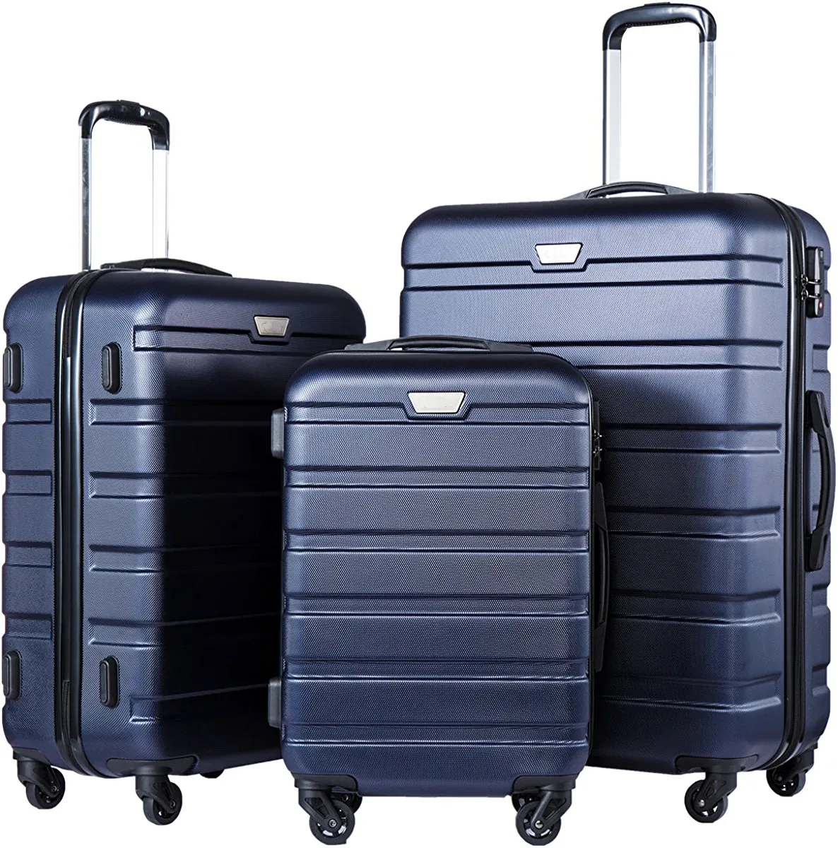 Factory OEM 3 PCS ABS Suitcase Set Travel 20 24 28 inch Hard Luggage Set Rolling Luggage on Wheels