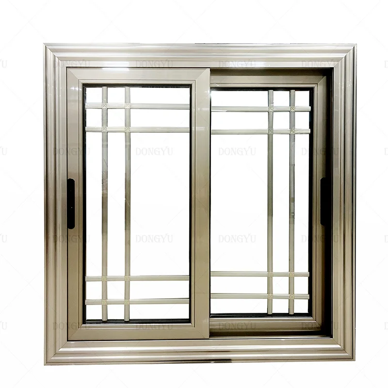 Florida hurricane-resistant impact glass windows and horizontal sliding windows for house School pvc/upvc window
