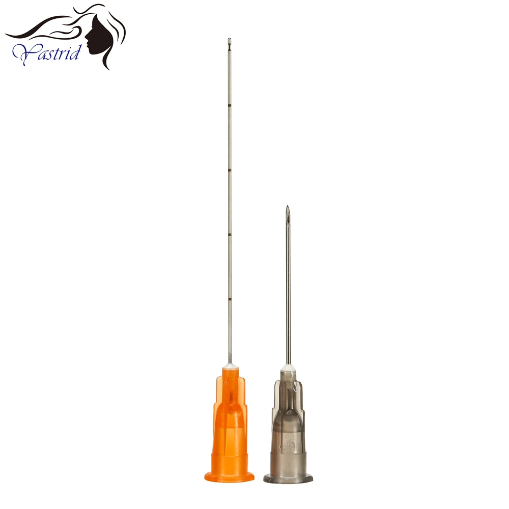 Medical Sterile Blunt Tip Cannula Needle 25G 50MM for Filler Injection With Stainless Steel