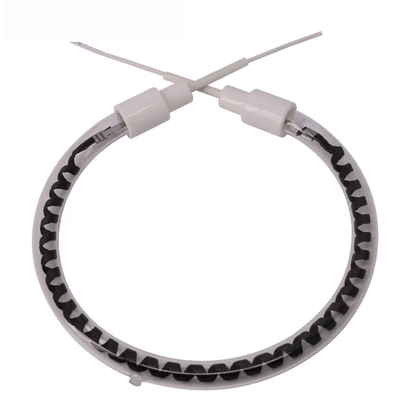 
 2019 горячая Распродажа 1200 Вт хорошее качество круглая лампа нагревателя из углеродного волокна для наружных дверных обогревателей  