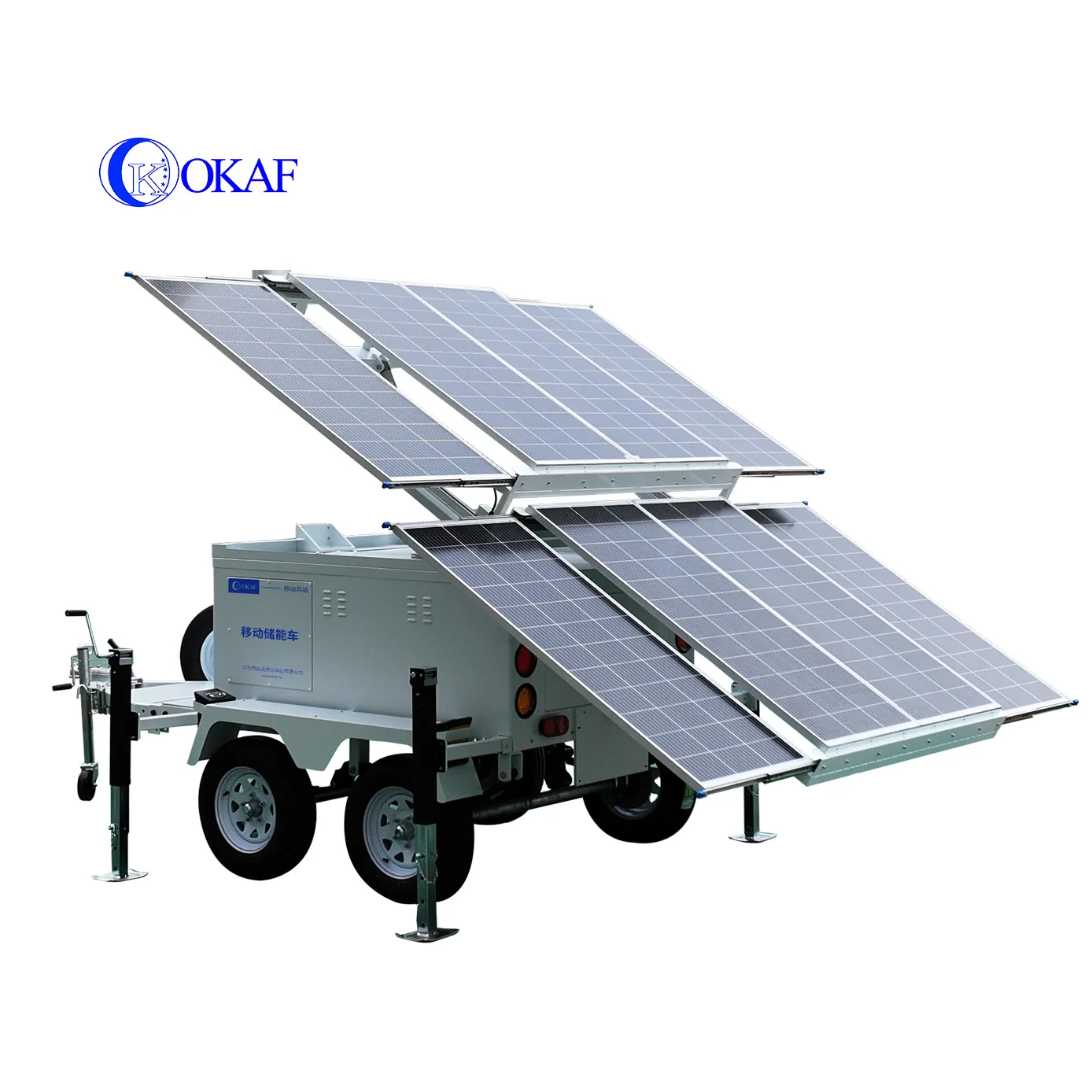 Mobile Solar Trailer Renewable Energy Station Mobile Off Grid Power System
