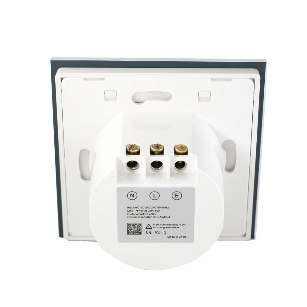 GRSICO 16A 3500W EU Standard Wireless Wifi Remote Control Timer/Countdown function Smart Wall Socket With Alexa and Google Home