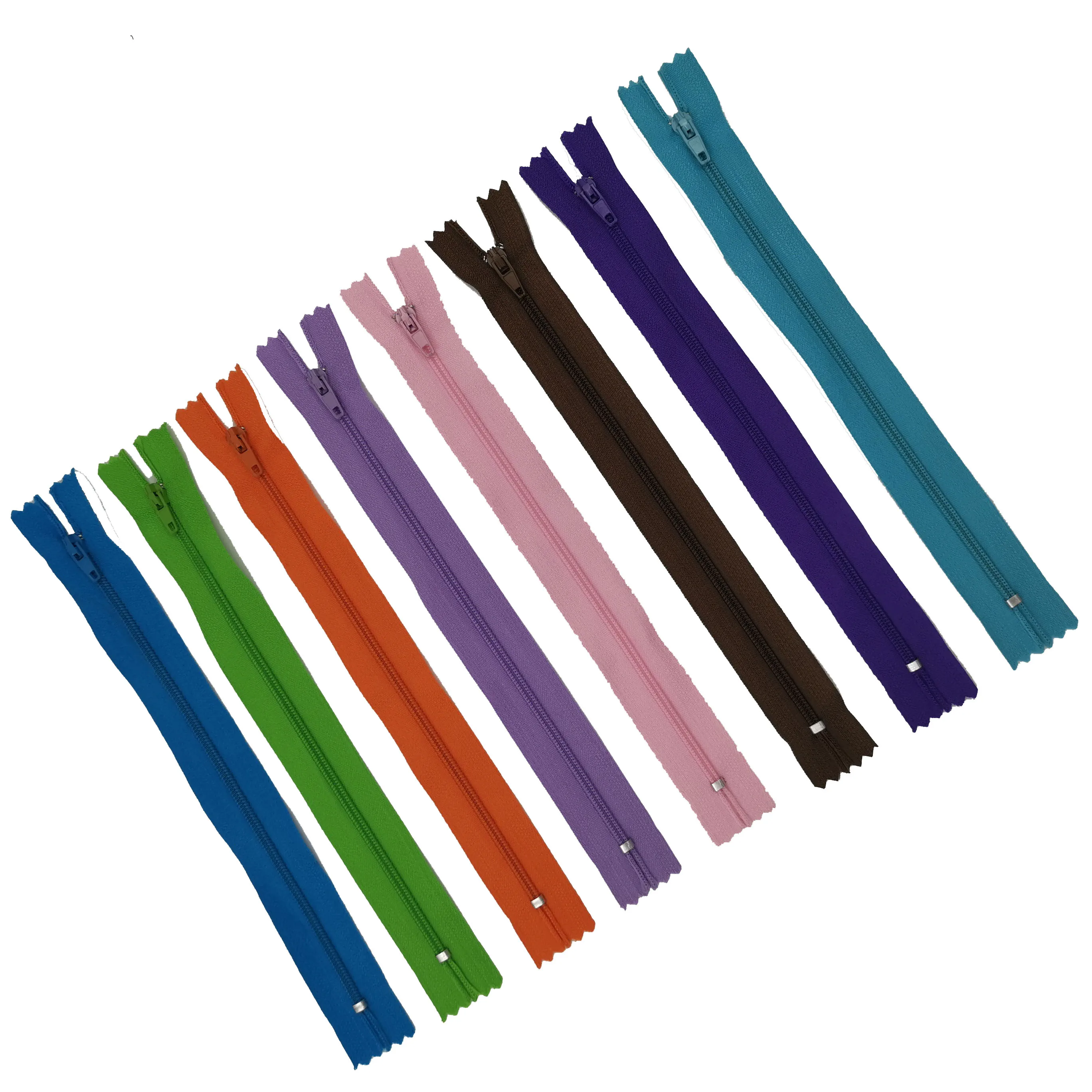 factory direct no.3 nylon zipper auto lock close end for pants