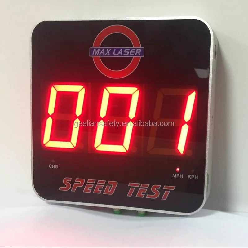 Soccer football baseball tennis golf softball sports speed test radar and Training exercises test machine