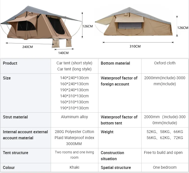 Camping Tent Car Travel Hiking Backpack China Waterproof Custom Winter Tents Camping Outdoor