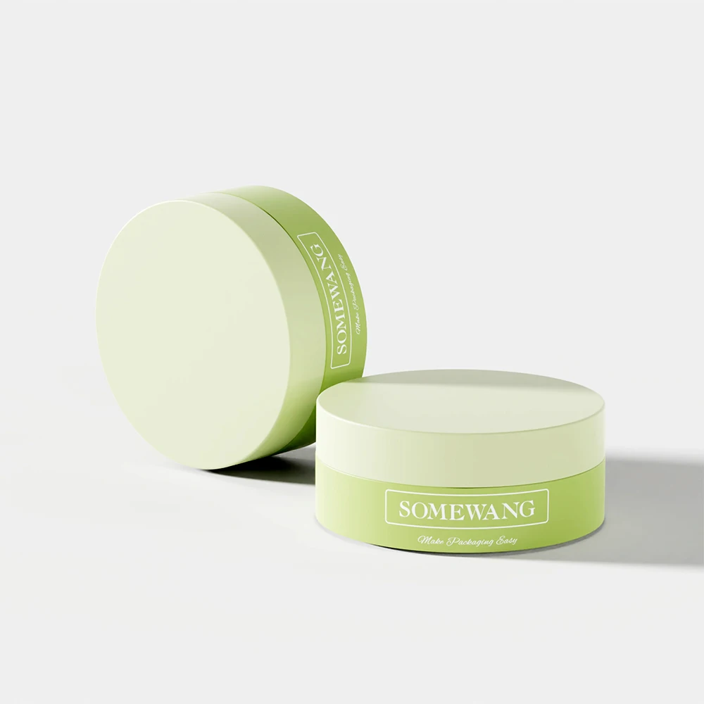 100g Empty Cosmetics Containers PP Hair Wax Cream Jar Plastic 100ml Cylinder Screw Cap Wide Mouth Plastic Pet Lotion Pump Jar