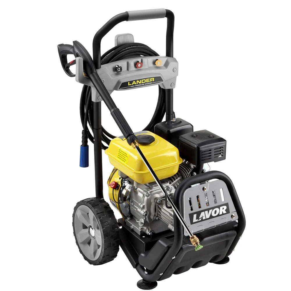 High pressure washer with hose  portable automatic car washer  unleaded gasoline engine 3 nozzles