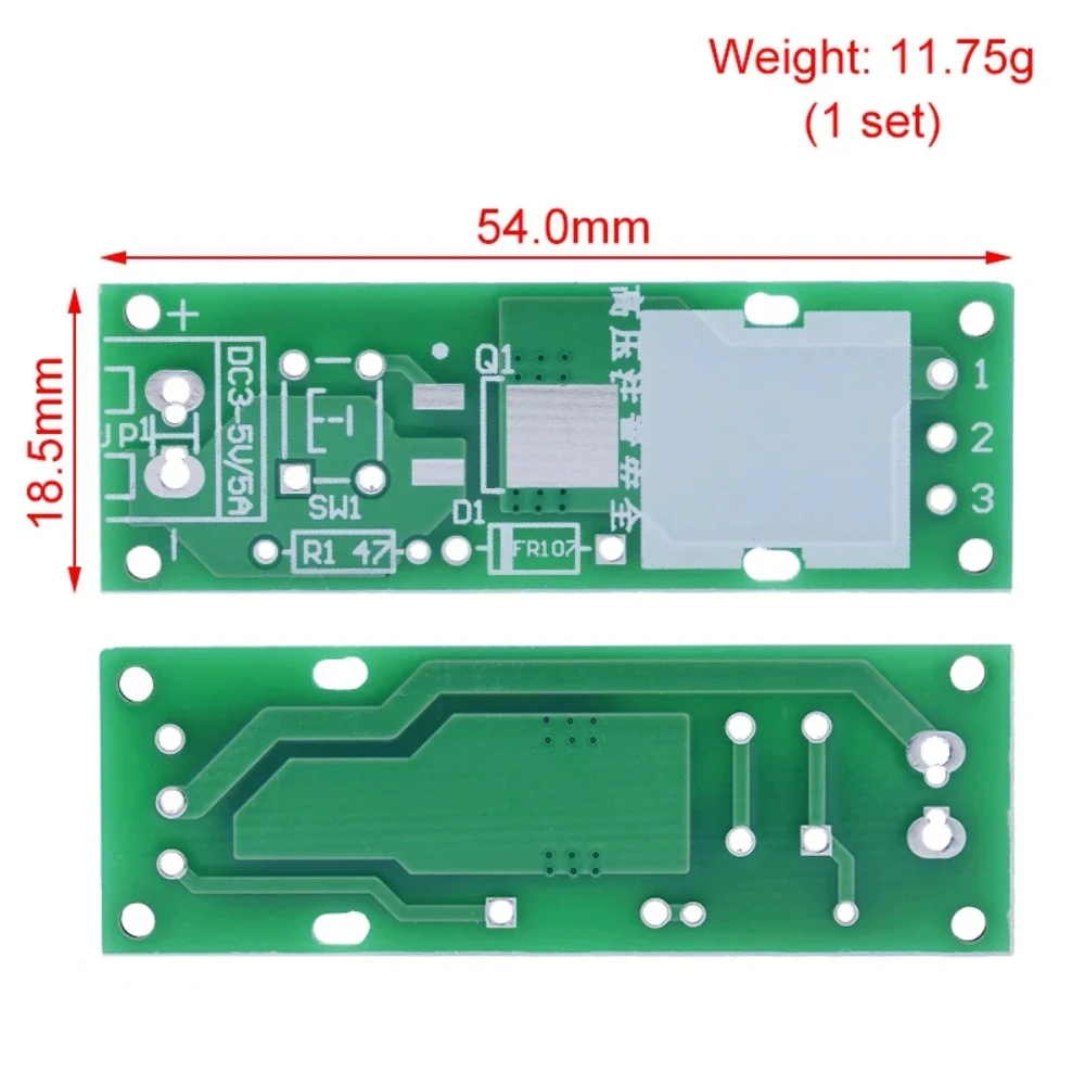 HV-1 High Voltage Generator Arc Ignition DIY Kit Arc Generator Arc Cigarette Igniter Kit DIY High Voltage Module DC 3-5V Lighter