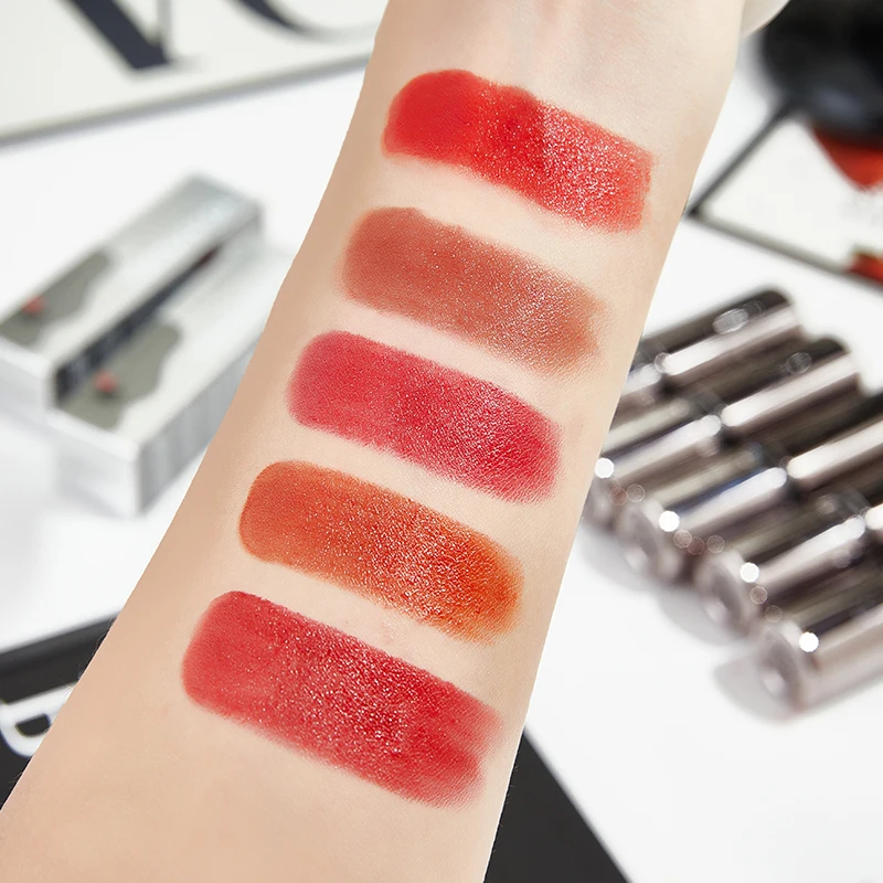 Wholesale Cosmetics Vegan Organic Waterproof Long Lasting Makeup Private Label Cream Nude Velvet Matte Lipstick