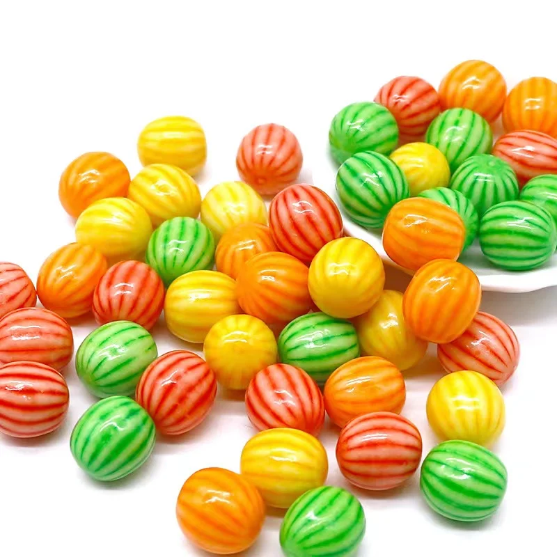 Горячая распродажа, жевательная резинка в форме арбуза, жевательная резинка, жевательная резинка, красочный шарик для жевательной резинки