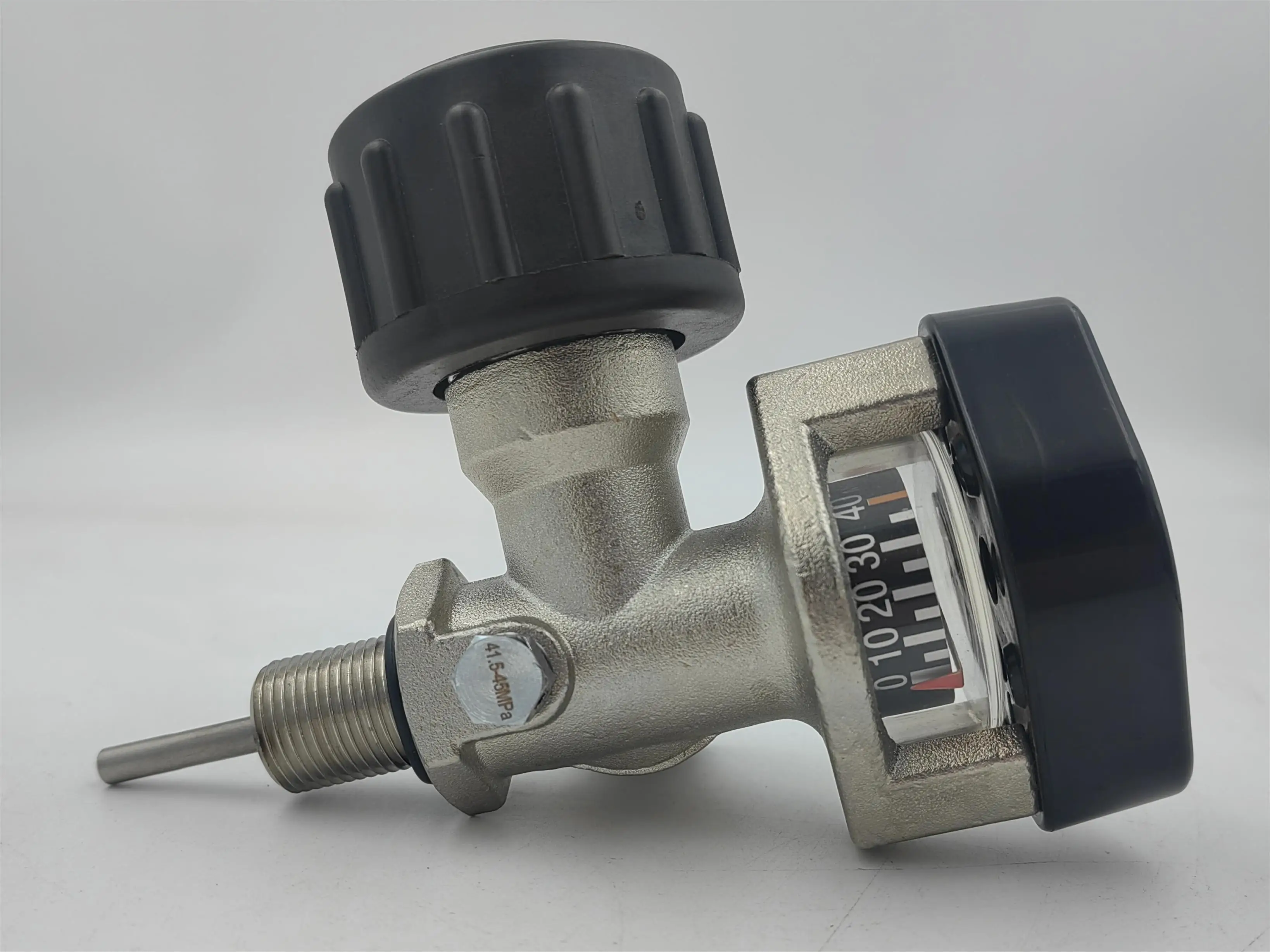 SCBA Gas cylinder valves for rebreather  with Inflammable hand wheel