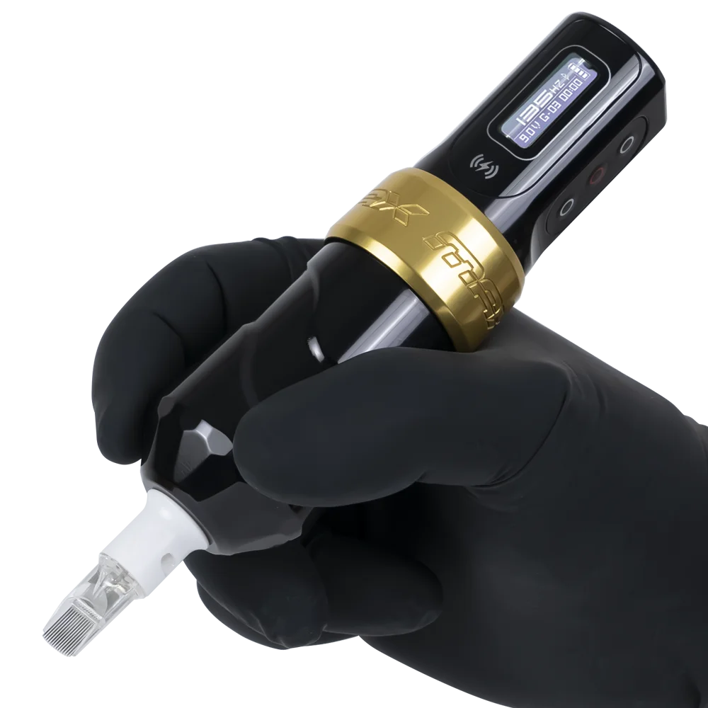 XNET F L U X M A X LCD Digital Display Battery Wireless Tattoo Gun Professional Tattoo Machine Pen for Tattoo Artist