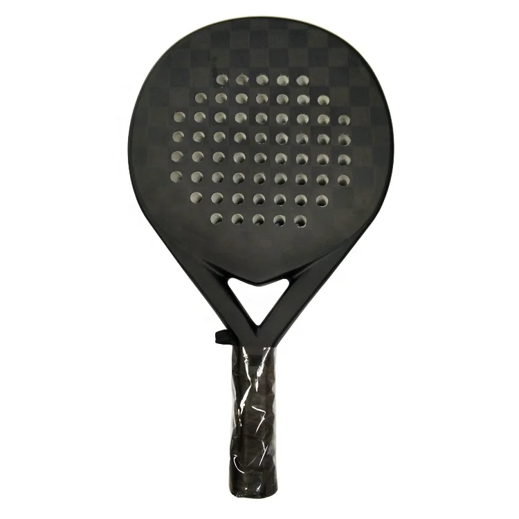 High quality round shaped carbon padel rackets for beginners and intermediate players