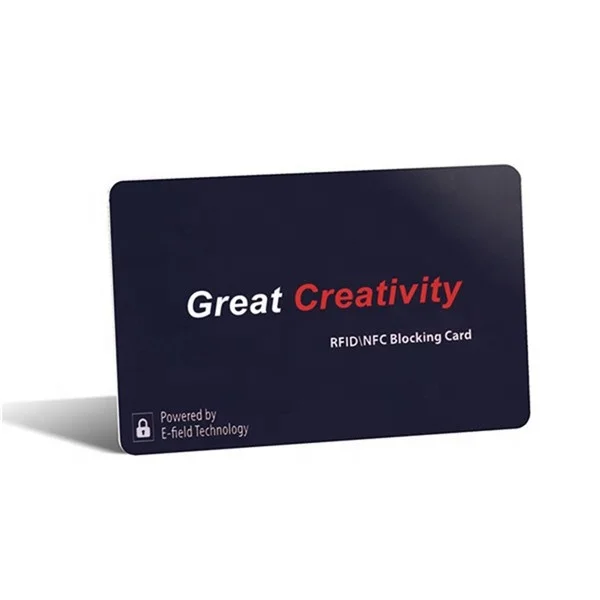 CXJ Supply High Quality NFC Contactless Card Shield Block Rfid Chip Credit Card