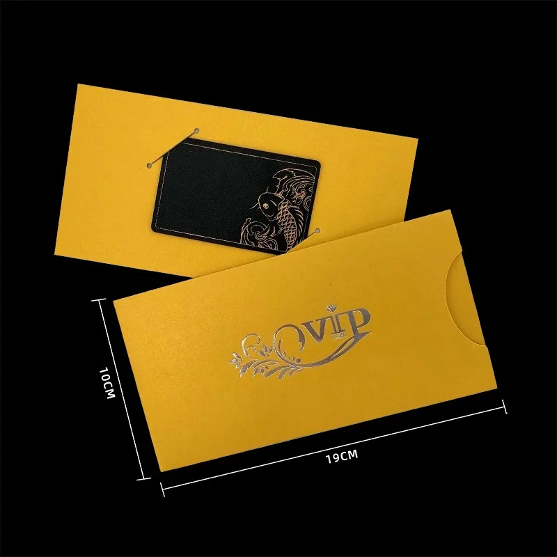 Custom Hotel Room Key Card Paper Envelope Wholesale Small Paper Envelops Business Card and Envelope Set