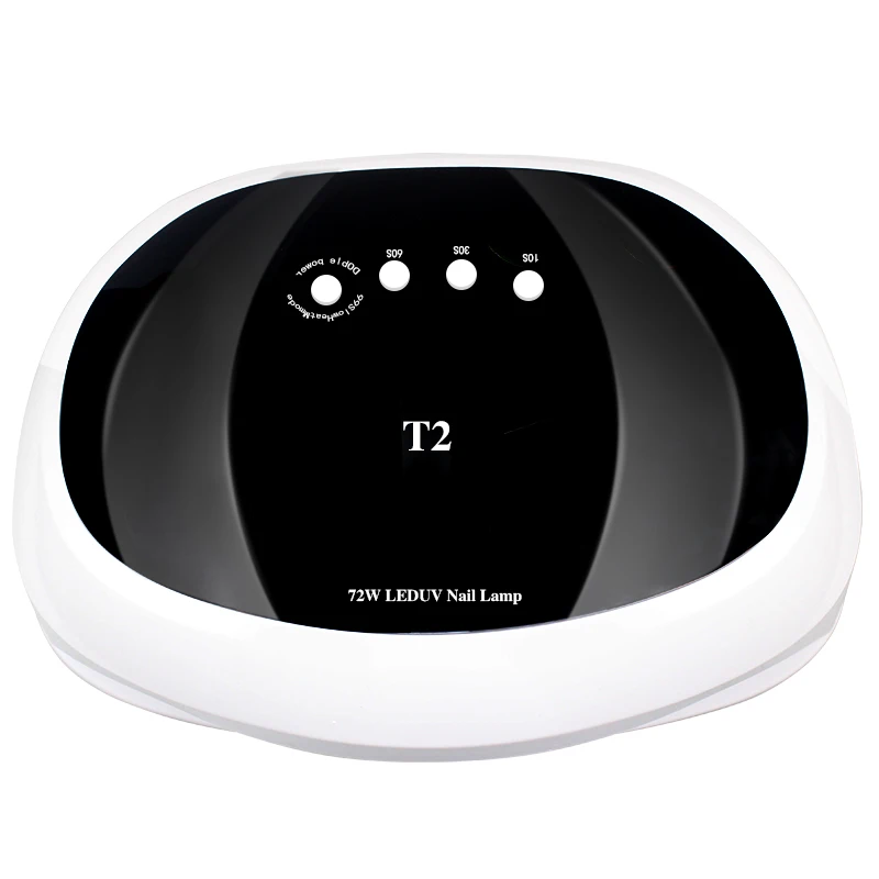 Factory Director Sale 72W  UV LED Sun T2  Nail Lamp Gel polish led light Portable Professional Nail Lamp