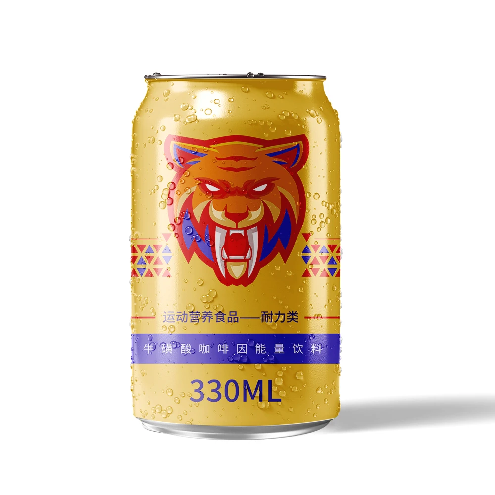 custom Supplement ready to drink fruity juice flavored functional taurine vitamin energy power drink in cans 250ml