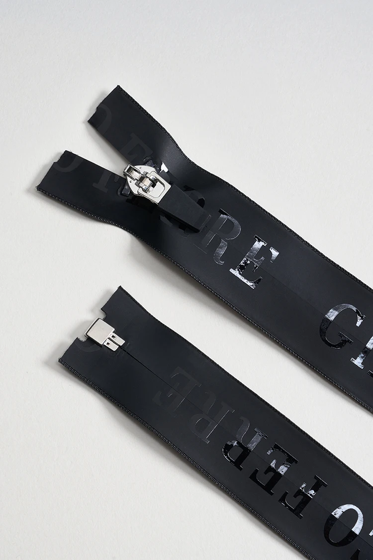 Yab Wholesale Direct 10# Hidden Invisible Long Chain Nylon Zipper Pulls For Garment And Home Textile