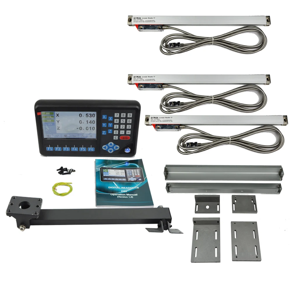 TTL/RS422 Ditron Dro Lathe Machine Digital Readout LCD Screen Muti-function for Lathe Machine