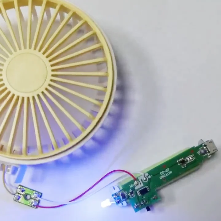 Portable Handheld Fan Circuit Board Single-Deck COB Board Electronic Circuit Board
