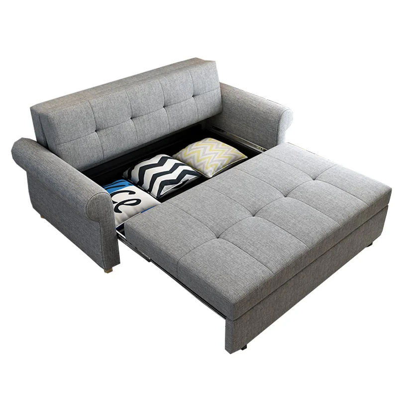 Simple Modern Style Home Furniture Foldable Dual-use Sofa Bed Extendable Sofa Folding Bed
