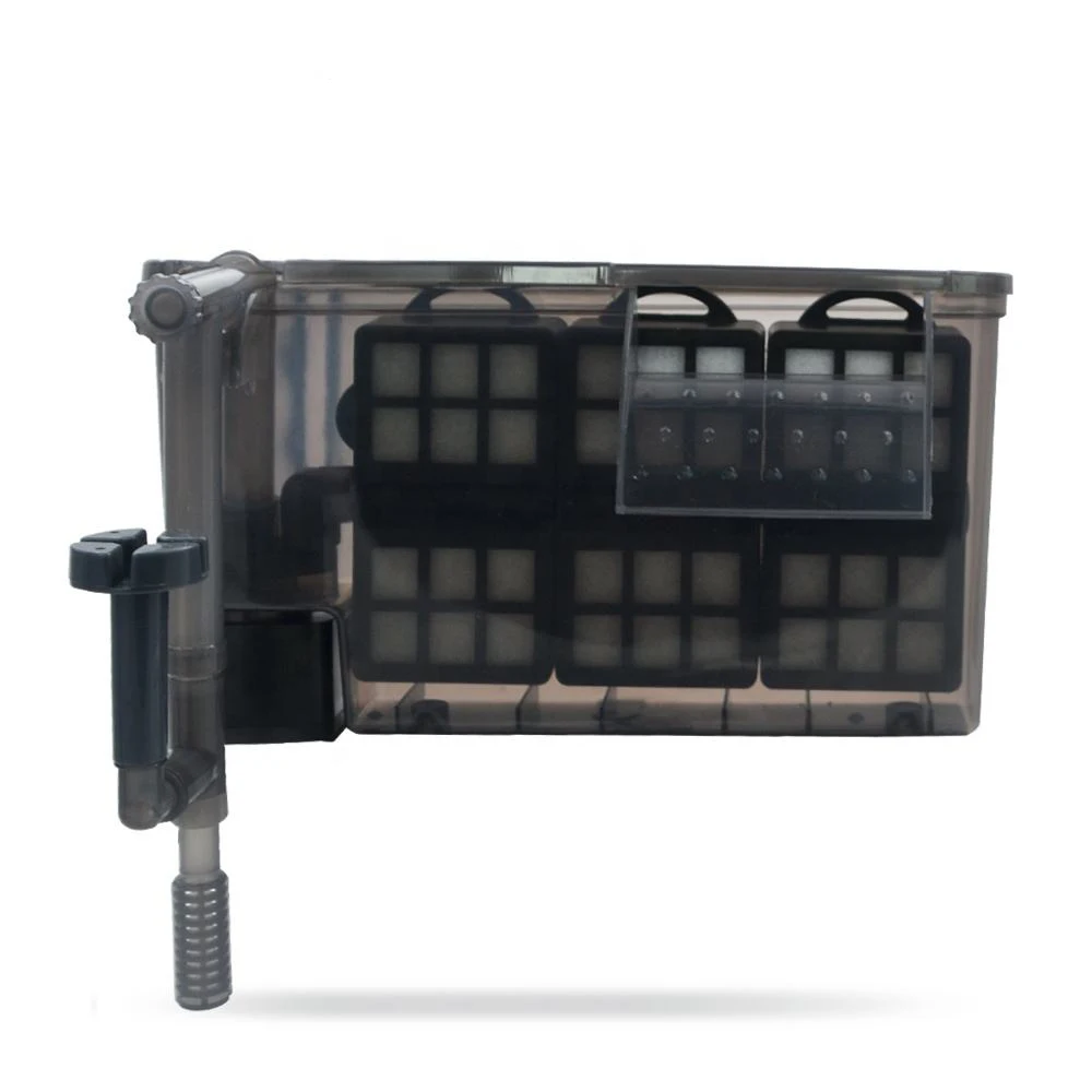 Sustainable silent operation plastic aquarium purification sump mini desktop fish tank filter aquarium