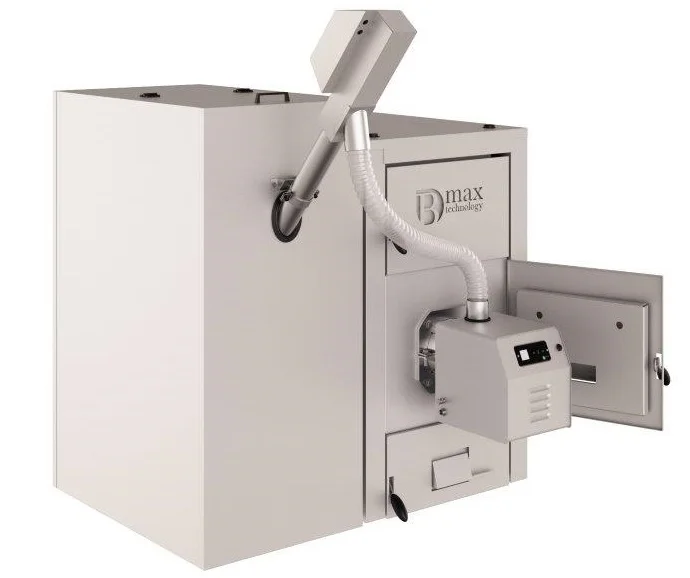 B-max pellet boiler 29 kW for home water heating