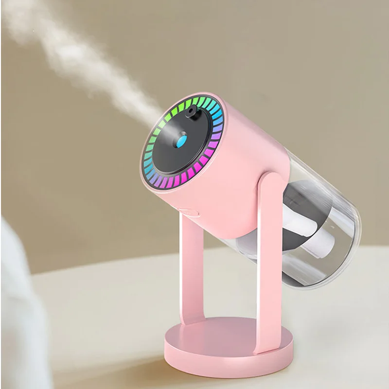 Hot Selling Ultrasonic Cool Mist Mini Shaking Head 7 colors Projection Starry Sky Lamp Humidifier For Home Bedroom Car