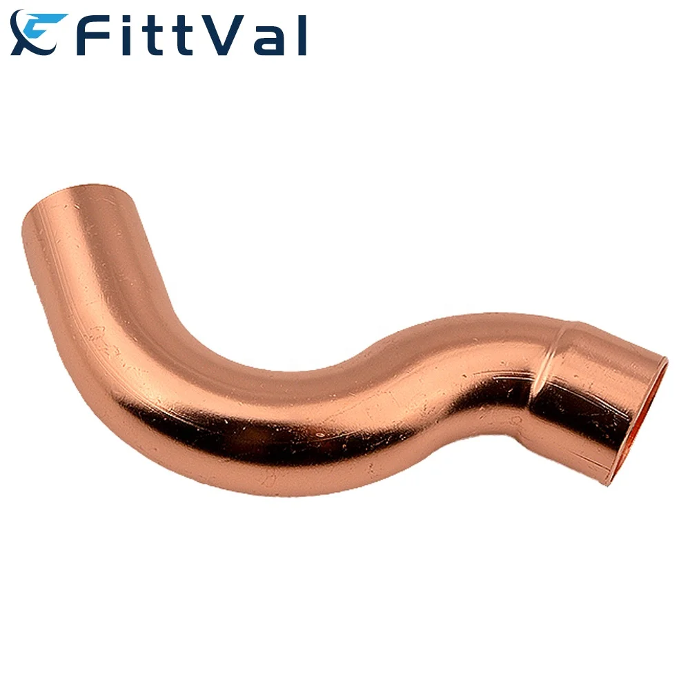 China Supplier Copper End feed Fittings Plumbing Fitting Copper 90 Copper Fittings Ningbo for Plumbing and HVAC