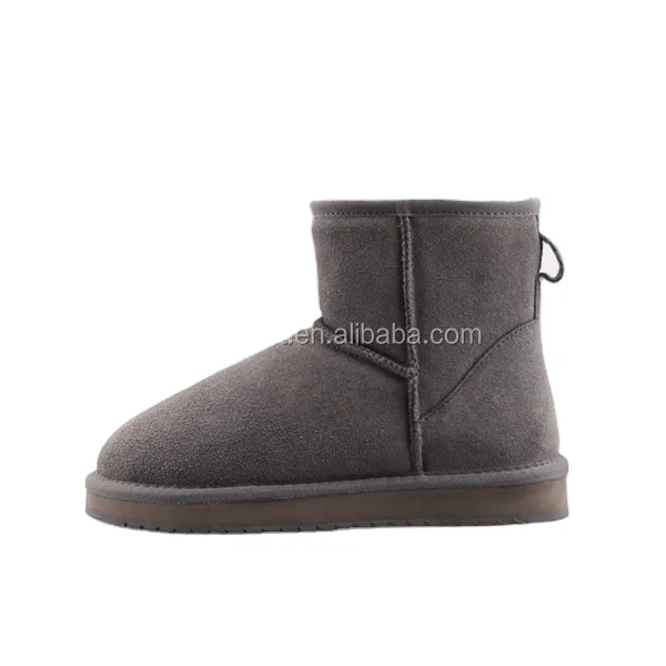 2024 BSCI ugh classic short cow suede winter women ankle snow sheepskin fur australian boots