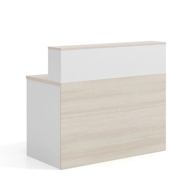 Современная модная простая белая деревянная белая стойка регистрации