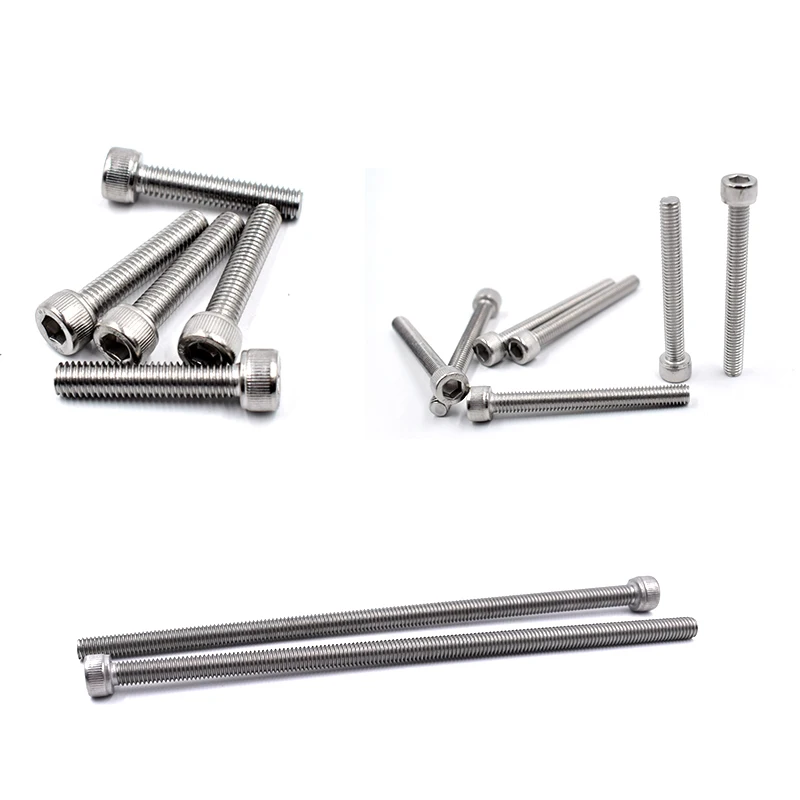 FMFXTR M6 Bolts 30mm 55mm 150mm Length Stainless steel M6 Screw Bike Parts For MTB Column Headset Stem Cap Bolt Bicycle Screw