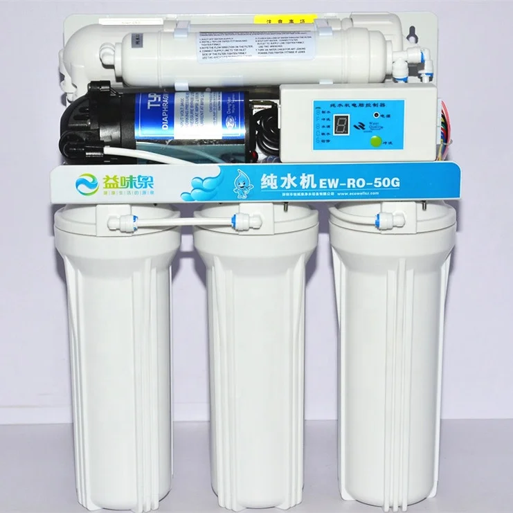 5 ~ 8 этапов RO 50 75 100 200 300 400 GPD система фильтрации очистителя