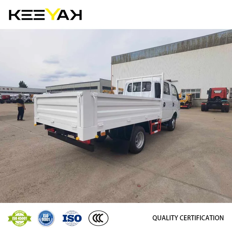 Dong Feng двойная кабина 6 колес 97hp 4x2 3 1 м фургон мини-легкий Бортовой Грузовой 15. Тонн доставка логистика эвакуаторы цена