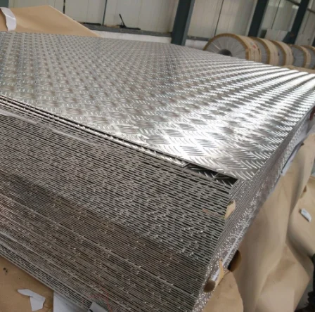 Embossed Aluminum Sheet Price 1060 H24 3003 5052 Ho Checkered Embossing Plate