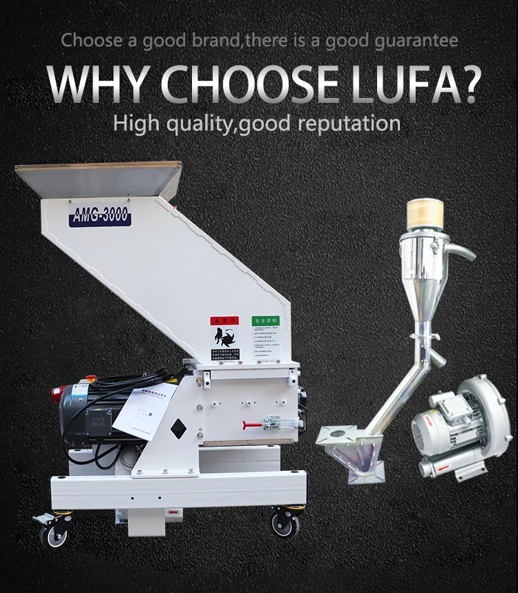 CE commercial electric automatic plastic recycling grinding mill machine manufacturer