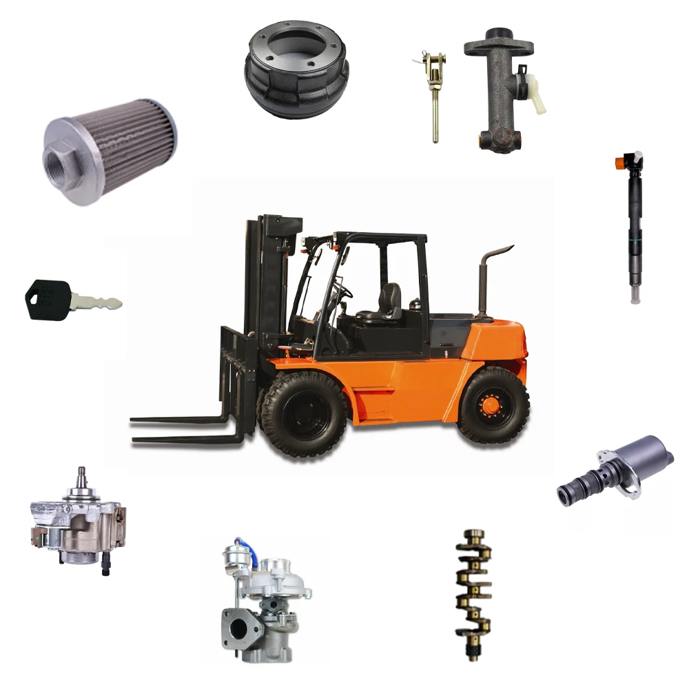 Doosaan Forklift Parts Hydraulic Filter Solenoid Crankshaft Turbocharger Fuel Injection Pump Key Master Cylinder Brake Drum