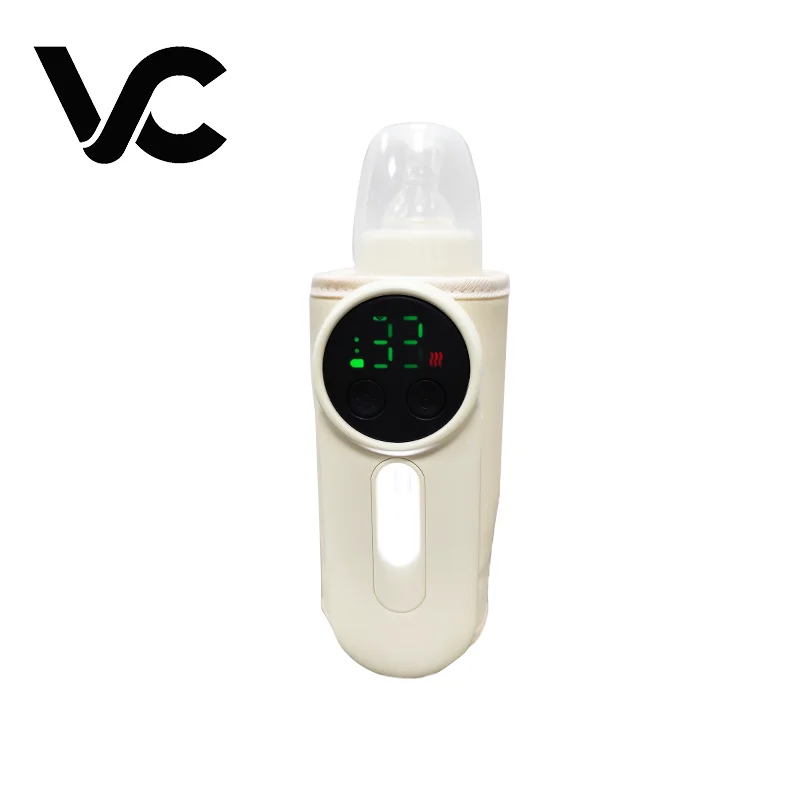 New Design 2024 Multi-functional Smart Wireless Bottle Warmer USB Portable Baby Breast Milk Heater Warmer