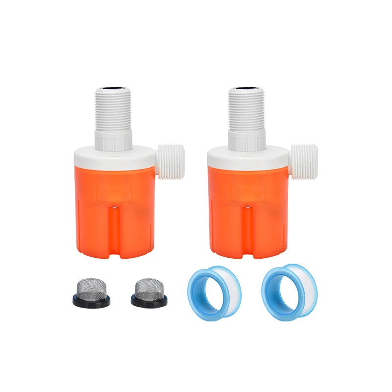 JUNY 2024 New Transparent Orange New Design Float Ball Valve Water Valves For Water tank Tower Solor System