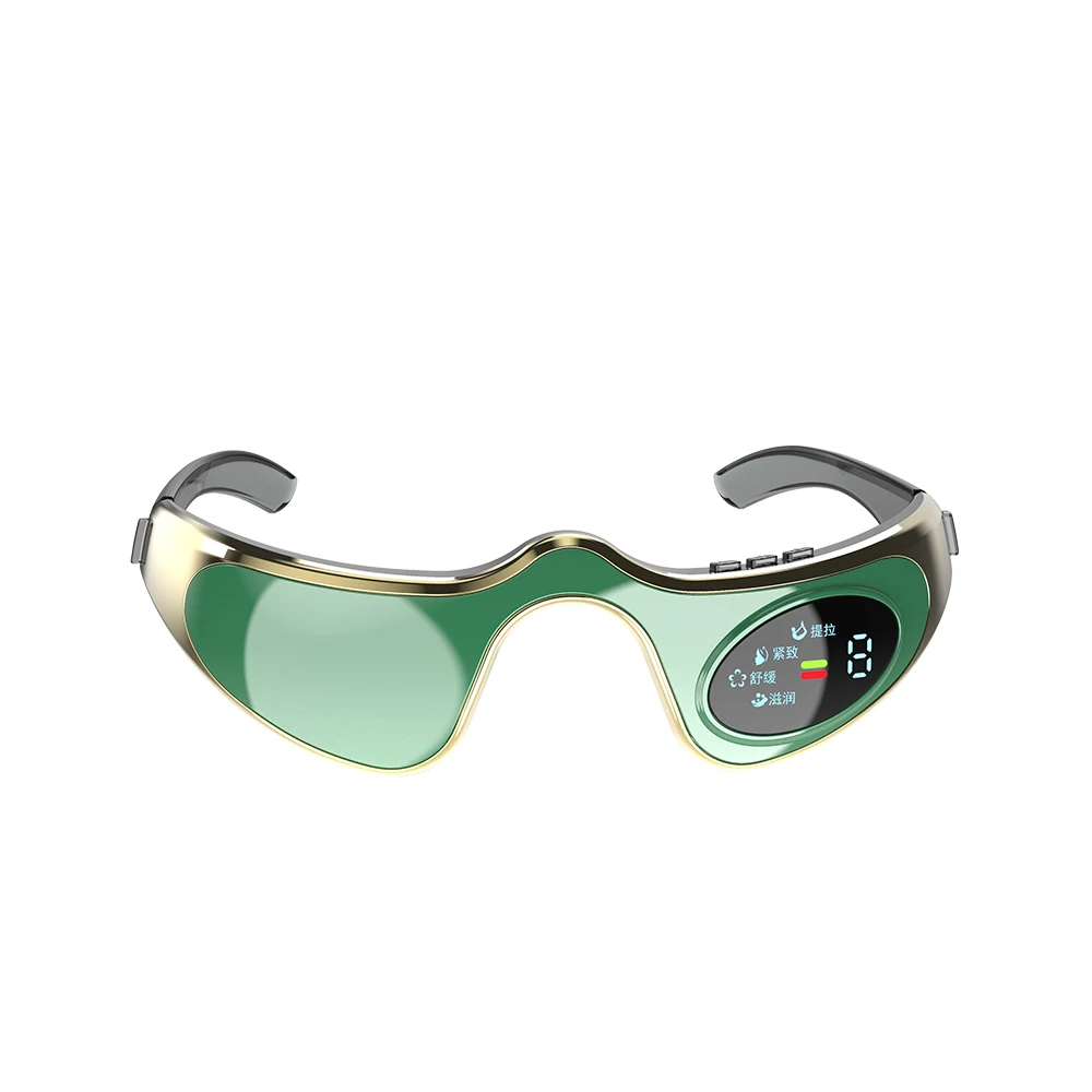 Under Eyes Red Light Therapy Massager Glasses,Microcurrent Eye face led red light Beauty Device Eyes Bag