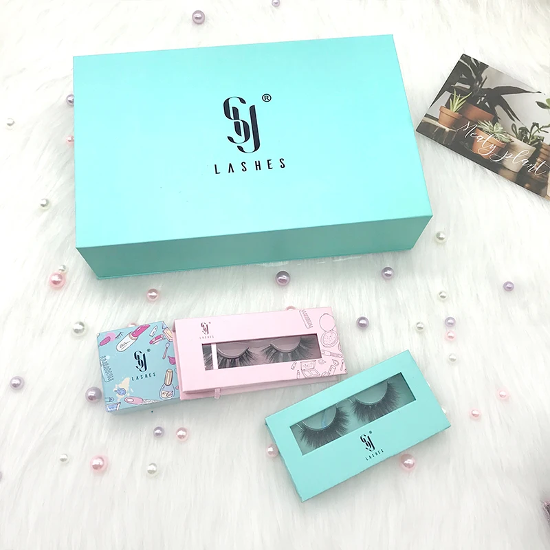 SY Shuying Vegan Lashes Lashbox Container Packaging Lashes3d Mink Wholesale Vendor False Eyelashes