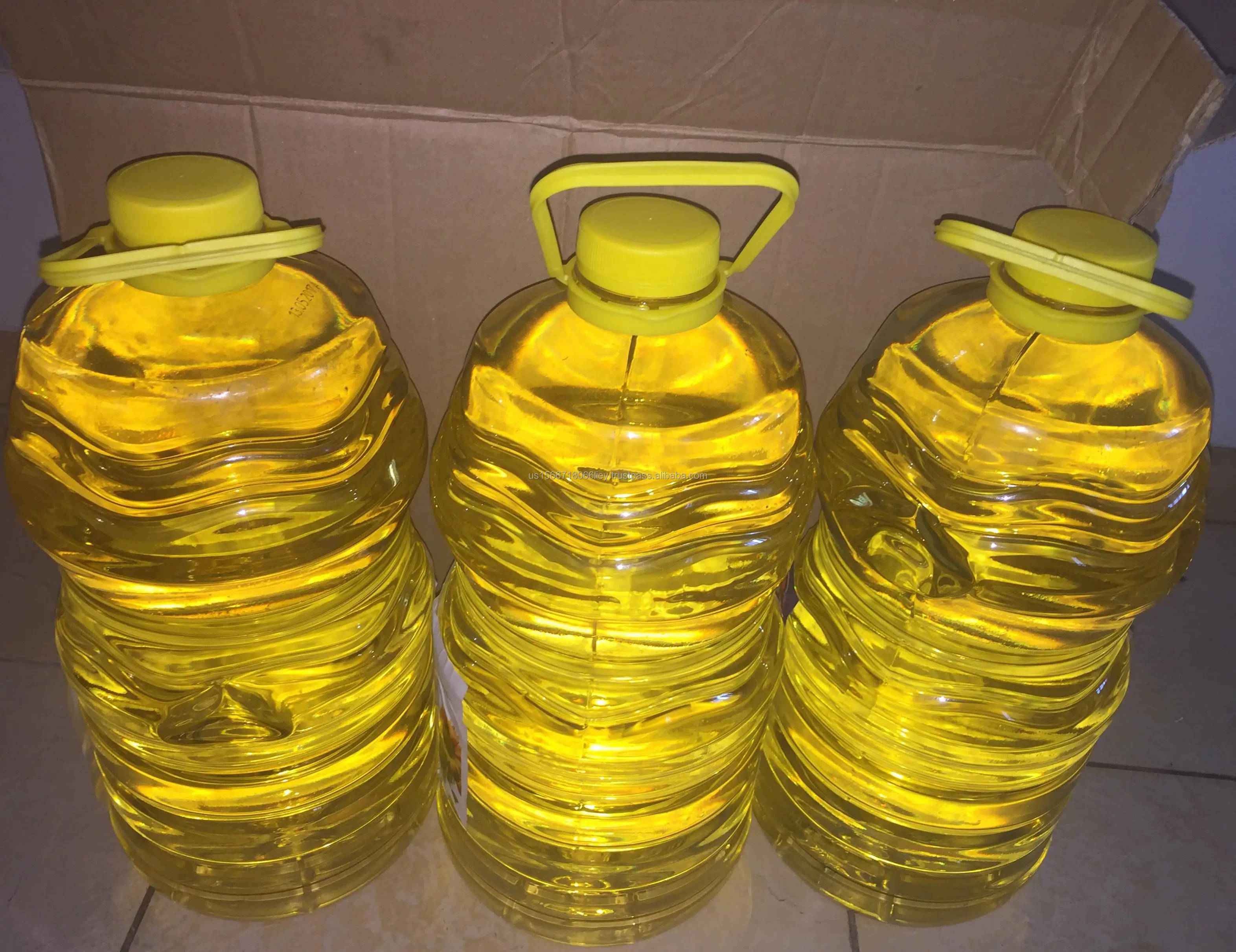 Organic Refined Sunflower Cooking Oil in Bulk Drum and Plastic Bottle Packaging for Flexi Tank Use