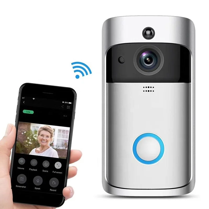 Apartments Smart IP Video Intercom WI-FI Video Door Phone M4 Door Bell IR Alarm Wireless HD Ring WIFI Doorbell Camera