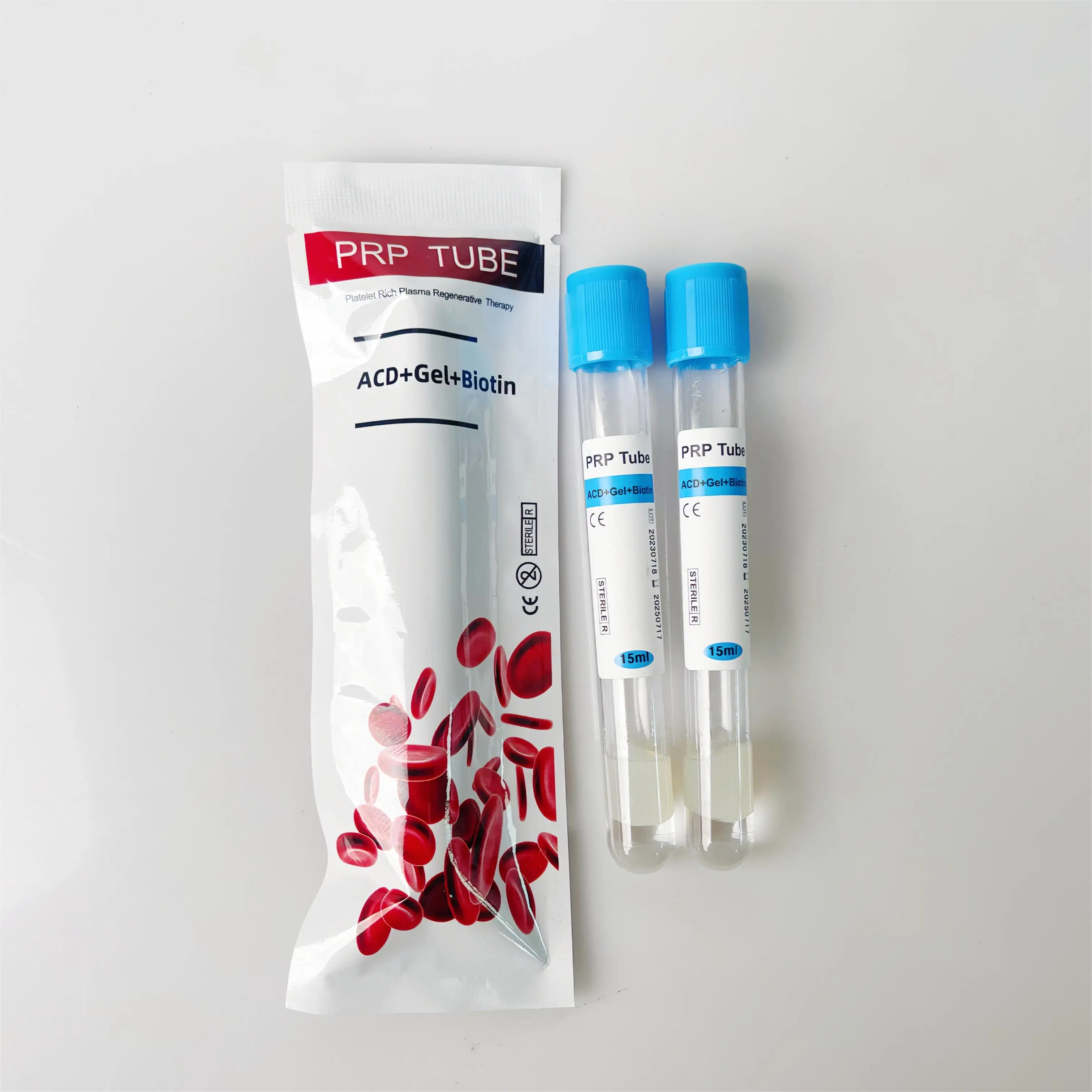 Rich Plasma Separation PRP Tube with ACD Gel boitin for hair /OZM vacuum blood collection tube