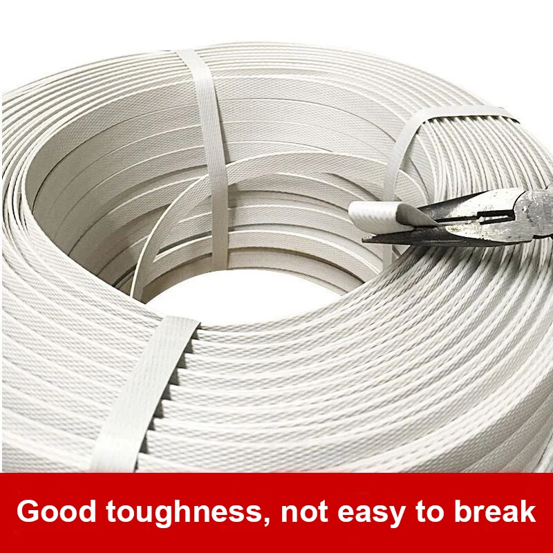 Wholesale green white shipping packaging plastic strapping belt pp strap roll