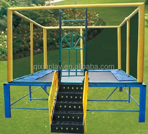 Hot sale amusement park toys cheap china supplier gymnastics trampolines for children QX-117C
